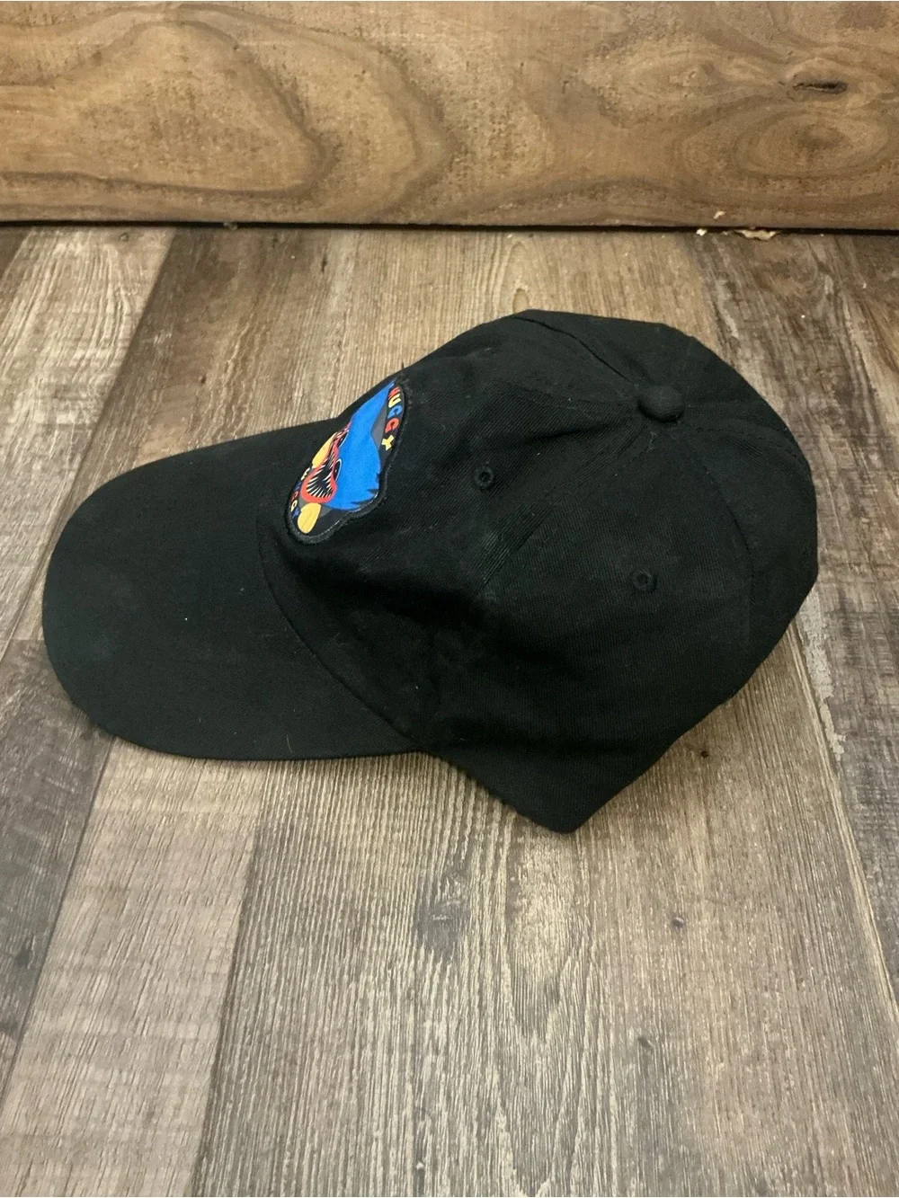 Poppy Playtime Huggy Wuggy Culturefly Official Baseball Cap Hat Black Logo